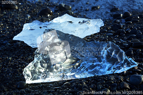 Image of Ice floes at glacier lagoon Jokulsarlon