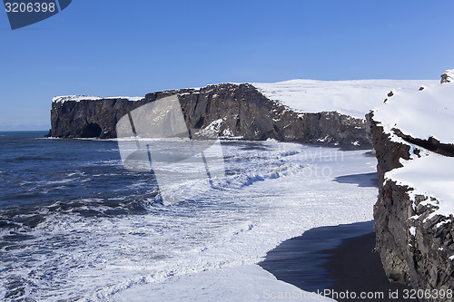 Image of Peninsula Dyrhólaey in the south of Iceland