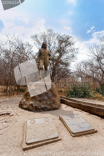 Image of Statue of David Livingstone in The Victoria falls