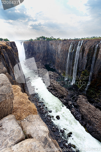 Image of view of Victoria falls canyon 