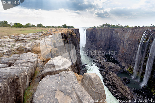 Image of view of Victoria falls canyon 