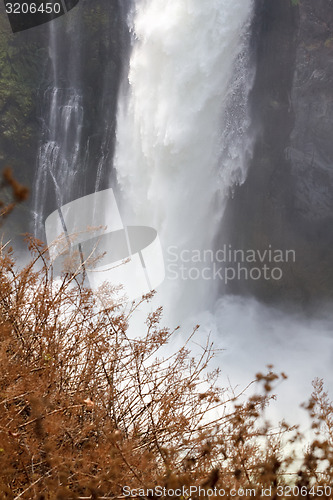 Image of detail of the Victoria falls