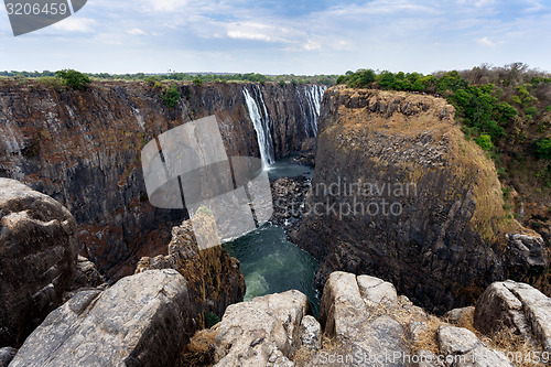 Image of view of Victoria falls canyon 