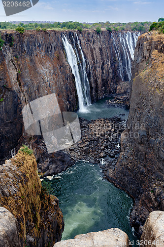 Image of view of Victoria falls canyon 