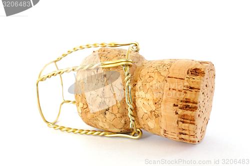 Image of cork from champagne bottle