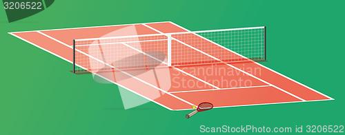 Image of tennis court