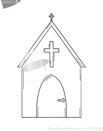 Image of sketch of the church