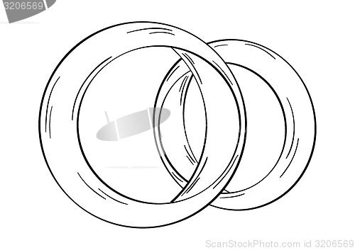 Image of two gold rings