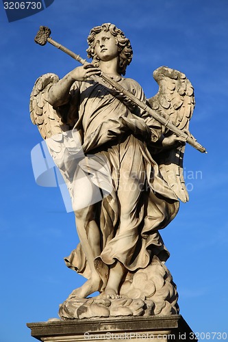 Image of statue Potaverunt me aceto on bridge Castel Sant\' Angelo, Rome
