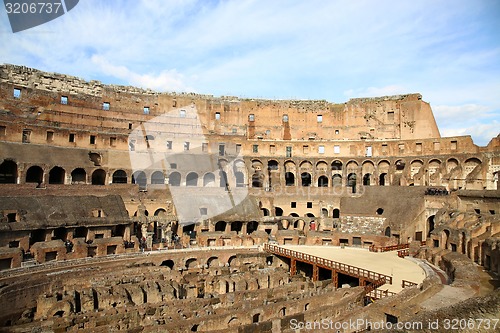 Image of The Colosseum in Rome, Italy