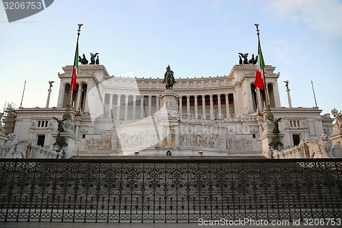 Image of Vittorio Emanuele in Rome, Italy