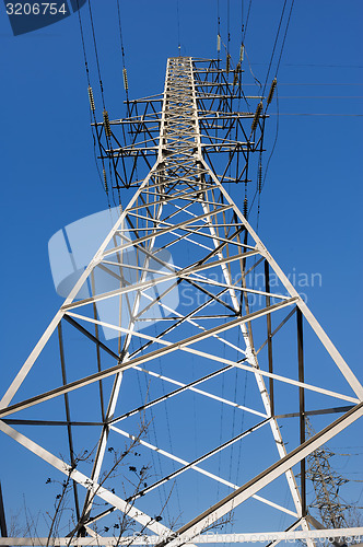 Image of high voltage power lines