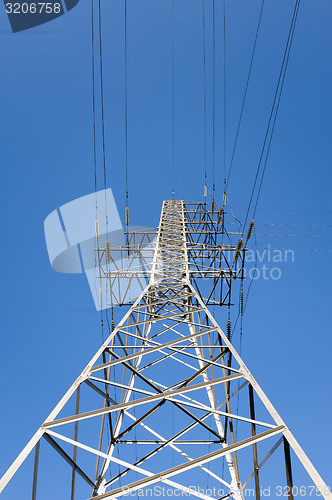 Image of high voltage power lines