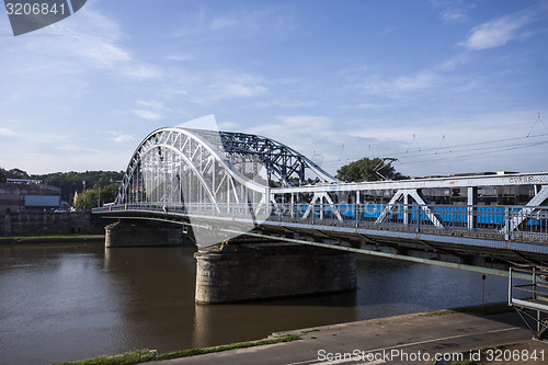 Image of Iron Bridge in Krakow, Poland