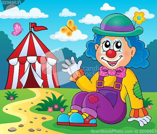 Image of Sitting clown theme image 4