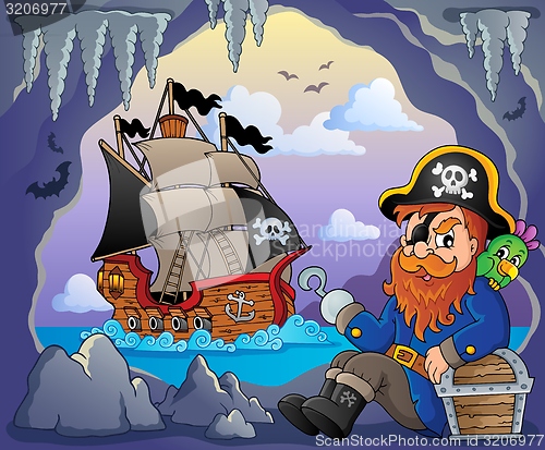 Image of Sitting pirate theme image 5
