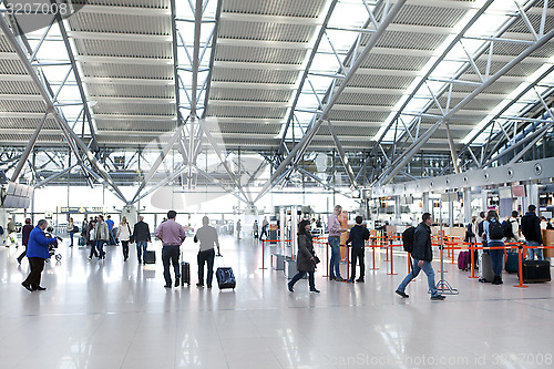 Image of Hamburg airport check in area