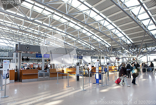 Image of Check in Hamburg Airport