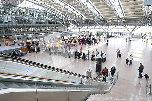 Image of Hamburg Airport check in