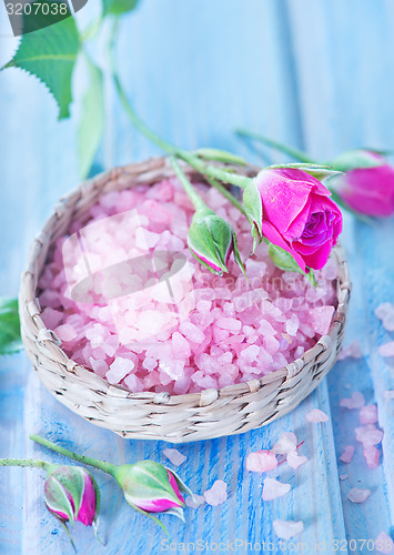 Image of pink sea salt