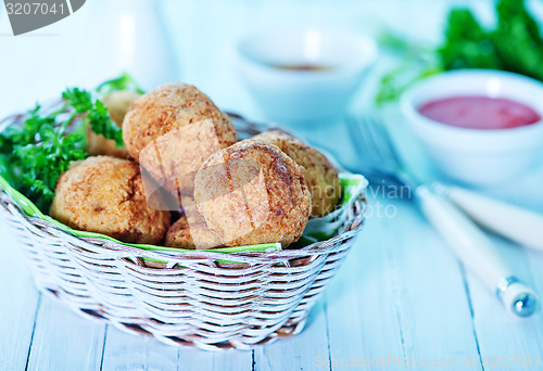 Image of fried meatballs