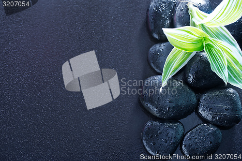 Image of black stones