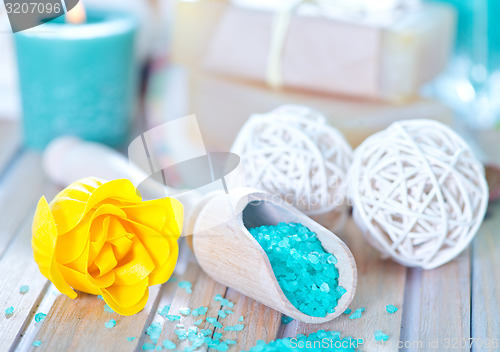 Image of sea salt and soap
