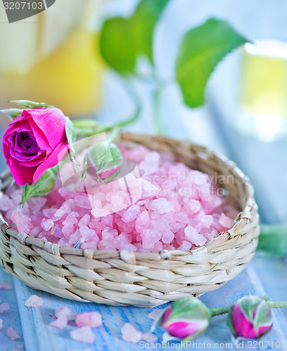 Image of pink sea salt