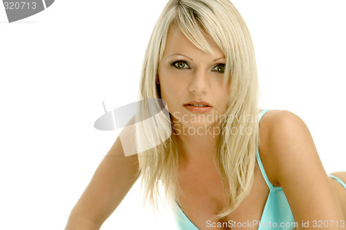 Image of Woman posing in lingerie