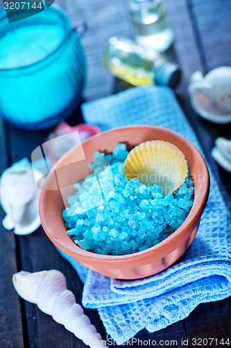 Image of sea salt and soap