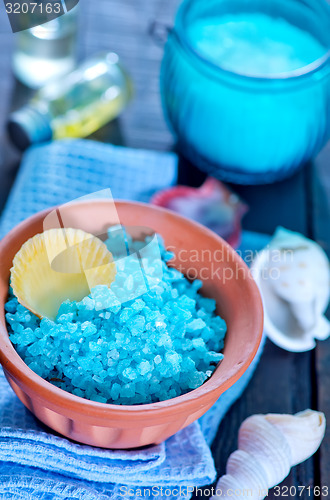 Image of sea salt and soap