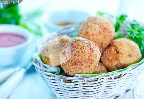 Image of fried meatballs