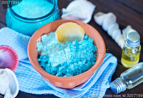 Image of sea salt and soap