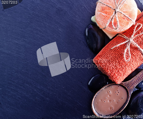Image of objects for bath