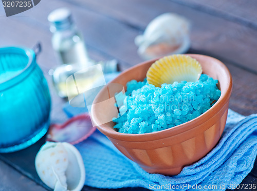 Image of sea salt and soap