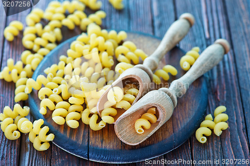 Image of raw pasta