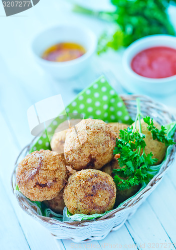 Image of fried meatballs