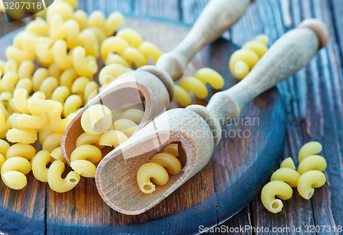 Image of raw pasta