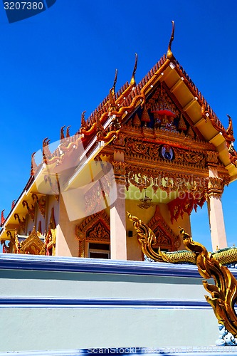 Image of kho samui bangkok in thailand dragon  buddha gold  temple
