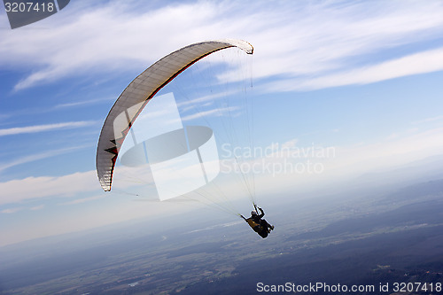 Image of Paraglider fly