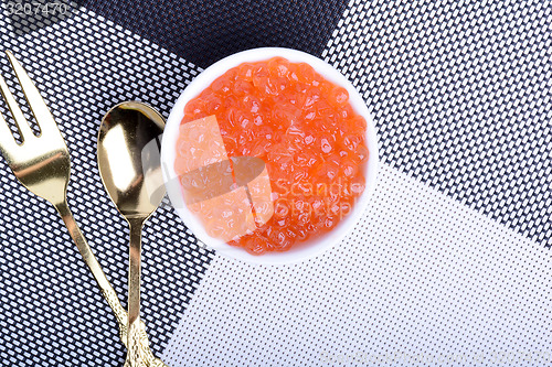 Image of red caviar