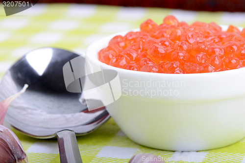 Image of red caviar