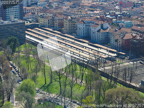 Image of Milan aerial view