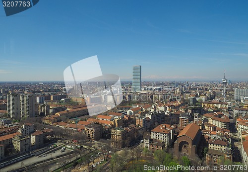 Image of Milan aerial view