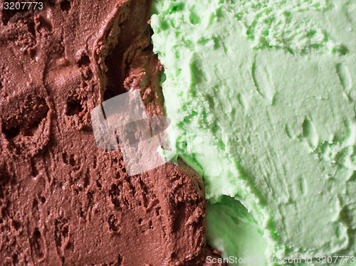 Image of Chocolate and mint icecream