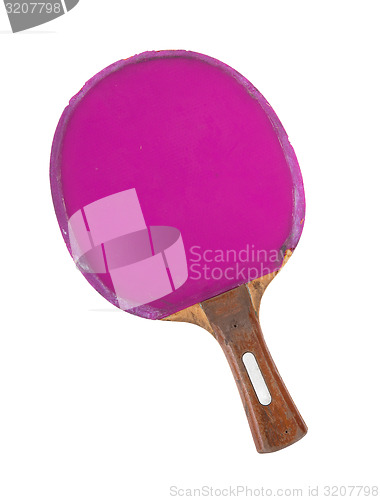 Image of Pingpong racket isolated on white background