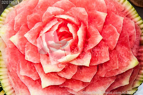 Image of Carving of watermelon