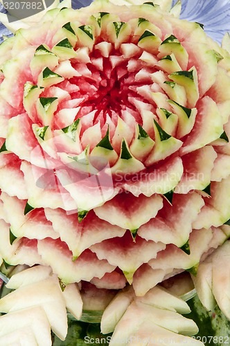 Image of Carving of watermelon