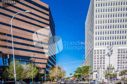 Image of city center of downtown Albuquerque new mexico