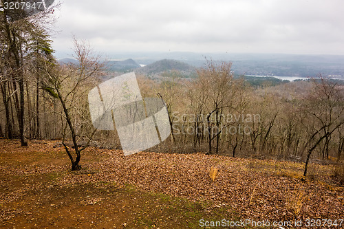 Image of Uwharrie Mountain range in north carolina